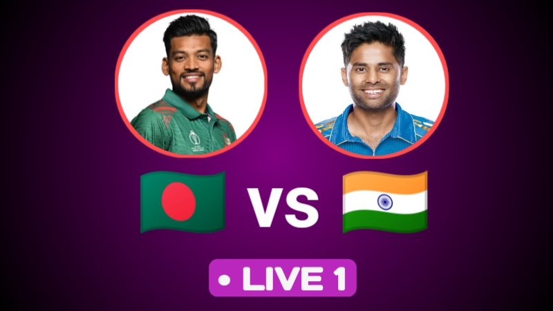 Bangladesh vs India LIVE 1